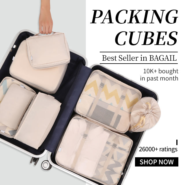 70D Ultralight Compression Packing Cubes Packing Organizer with Shoe B –  Bagail
