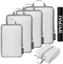 BAGAIL 6 Set 30D Ultralight Compression Packing Cubes Packing Organizer with Shoe Bag for Travel Accessories Luggage suitcase backpack Bagail STORAGE_BAG