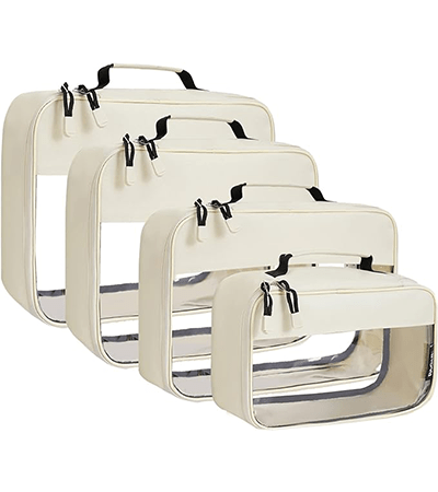 Clear deals packing cubes