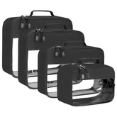 BAGAIL Packing Cubes Clear Packing Organizer for Travel Accessories Luggage suitcase (4 Set,Beige) BAGAIL STORAGE_BAG Beige / 4 Set