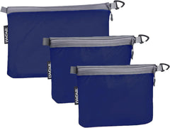 Bagail Ultralight Zipper Pouch Travel Packing Bags for Toiletries, Document, Electronics BAGAIL COSMETIC_CASE Indigo