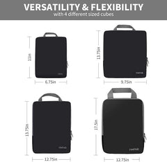 4 Set/6 Set Compression Packing Cubes Travel Expandable Packing Organizers BAGAIL STORAGE_BAG