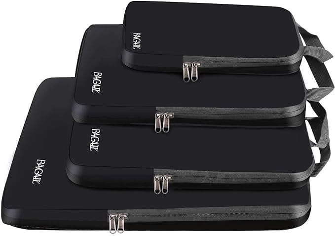 Compression Packing Cubes Travel Expandable Packing Organizers（4 Set） –  Bagail