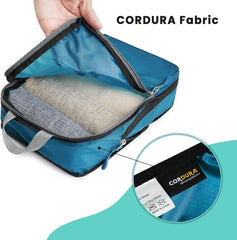 6 Set  30D Ultralight Compression Packing Cubes Packing Organizer with Shoe Bag for Travel Accessories Luggage suitcase backpack Bagail STORAGE_BAG