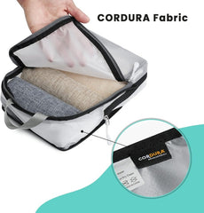 6 Set  30D Ultralight Compression Packing Cubes Packing Organizer with Shoe Bag for Travel Accessories Luggage suitcase backpack Bagail STORAGE_BAG