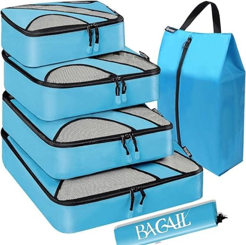6 Set Packing Cubes,Travel Luggage Packing Organizers with Laundry Bag BAGAIL STORAGE_BAG