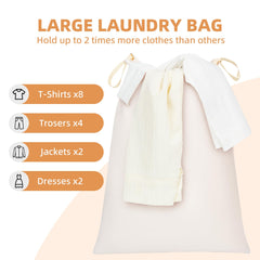 BAGAIL 6 Set Packing Cubes Various Sizes Packing Organizer for Travel Accessories Luggage Carry On Suitcase-Beige