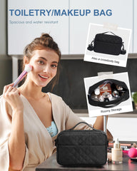 BAGAIL Travel Duffel Bag, Weekender Bags for Women, Overnight Gym Carry On Tote Bag with Wet Pocket, Hospital Mom Bag for Labor and Delivery - Extra Large Set, Beige