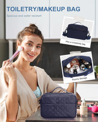 BAGAIL Travel Duffel Bag, Weekender Bags for Women, Overnight Gym Carry On Tote Bag with Wet Pocket, Hospital Mom Bag for Labor and Delivery - Extra Large Set, Beige