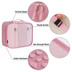 BAGAIL 6 Set Packing Cubes Various Sizes Packing Organizer for Travel Accessories Luggage Carry On Suitcase-Beige