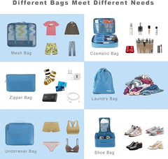 8 Set Packing Cubes Luggage Packing Organizers BAGAIL STORAGE_BAG