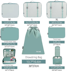 8 Set Packing Cubes Luggage Packing Organizers BAGAIL STORAGE_BAG
