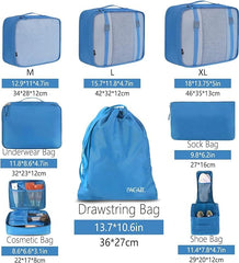 8 Set Packing Cubes Luggage Packing Organizers BAGAIL STORAGE_BAG