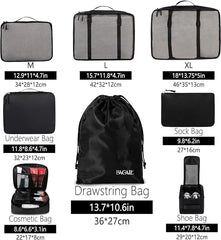8 Set Packing Cubes Luggage Packing Organizers BAGAIL STORAGE_BAG
