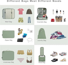 8 Set Packing Cubes Luggage Packing Organizers BAGAIL STORAGE_BAG