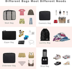 8 Set Packing Cubes Luggage Packing Organizers BAGAIL STORAGE_BAG