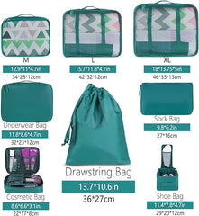 8 Set Packing Cubes Luggage Packing Organizers BAGAIL STORAGE_BAG