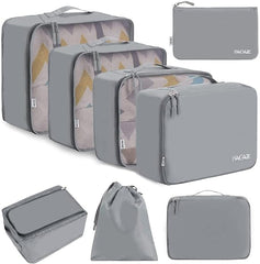 8 Set Packing Cubes Luggage Packing Organizers BAGAIL STORAGE_BAG