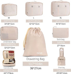 8 Set Packing Cubes Luggage Packing Organizers BAGAIL STORAGE_BAG