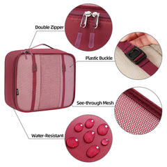 BAGAIL 6 Set Packing Cubes Various Sizes Packing Organizer for Travel Accessories Luggage Carry On Suitcase-Beige