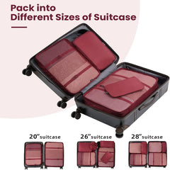 BAGAIL 10 Set Packing Cubes Various Sizes Packing Organizer for Travel Accessories Luggage Carry On Suitcase- Bagail STORAGE_BAG
