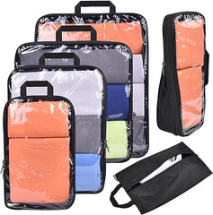 BAGAIL 4 Set/5 Set/6 Set Compression Packing Cubes Travel Accessories Expandable Packing Organizers Bagail 6 Set