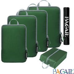 BAGAIL 6 Set  30D Ultralight Compression Packing Cubes Packing Organizer with Shoe Bag for Travel Accessories Luggage suitcase backpack Bagail STORAGE_BAG