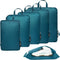 BAGAIL 6 Set 70D Ultralight Compression Packing Cubes Packing Organizer with Shoe Bag for Travel Accessories Luggage Suitcase Backpack Bagail STORAGE_BAG Teal