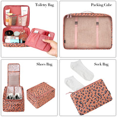 BAGAIL 6 Set Packing Cubes Luggage Packing Organizers for Travel Accessories (Beige) BAGAIL STORAGE_BAG