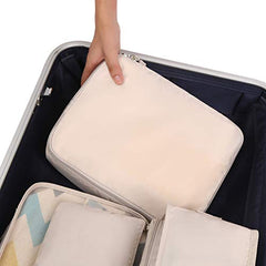 BAGAIL 6 Set Packing Cubes Luggage Packing Organizers for Travel Accessories (Beige) BAGAIL STORAGE_BAG