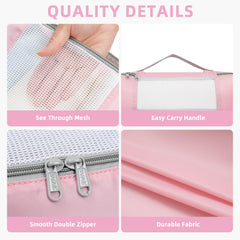 BAGAIL 6 Set Packing Cubes Various Sizes Packing Organizer for Travel Accessories Luggage Carry On Suitcase-Beige BAGAIL STORAGE_BAG