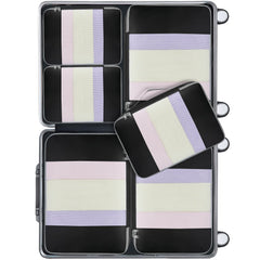BAGAIL 6 Set Packing Cubes Various Sizes Packing Organizer for Travel Accessories Luggage Carry On Suitcase-Beige BAGAIL STORAGE_BAG
