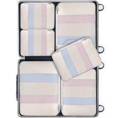BAGAIL 6 Set Packing Cubes Various Sizes Packing Organizer for Travel Accessories Luggage Carry On Suitcase-Beige BAGAIL STORAGE_BAG