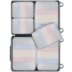 BAGAIL 6 Set Packing Cubes Various Sizes Packing Organizer for Travel Accessories Luggage Carry On Suitcase-Beige BAGAIL STORAGE_BAG