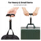 BAGAIL Digital Luggage Scale, Hanging Baggage Scale with Backlit LCD Display, Travel Weight Scale, Portable Suitcase Weighing Scale with Hook, 110 Lb Capacity, Battery Included-Silver with Temperature Bagail WEIGH_SCALE