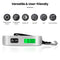 BAGAIL Digital Luggage Scale, Hanging Baggage Scale with Backlit LCD Display, Travel Weight Scale, Portable Suitcase Weighing Scale with Hook, 110 Lb Capacity, Battery Included-Silver with Temperature Bagail
