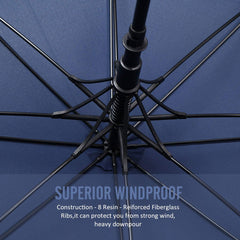 BAGAIL Golf Umbrella 68/62/58 Inch Large Oversize Double Canopy Vented Automatic Open Stick Umbrellas for Men and Women(Black,68 inch) BAGAIL UMBRELLA