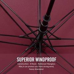 BAGAIL Golf Umbrella 68/62/58 Inch Large Oversize Double Canopy Vented Automatic Open Stick Umbrellas for Men and Women(Black,68 inch) BAGAIL UMBRELLA