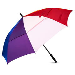 BAGAIL Golf Umbrella 68/62/58 Inch Large Oversize Double Canopy Vented Automatic Open Stick Umbrellas for Men and Women(Black,68 inch) BAGAIL UMBRELLA Rainbow / 68 in