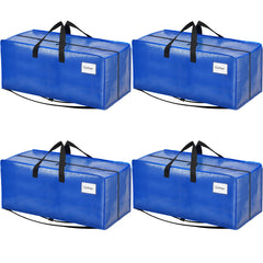 BAGAIL Heavy Duty Moving Bags with Strong Handle, Extra Large Moving Boxes, Storage Tote for Clothes, College Moving Supplies(Black, 2 Pack) BAGAIL STORAGE_BAG Blue / 86L-4pack-Backpack
