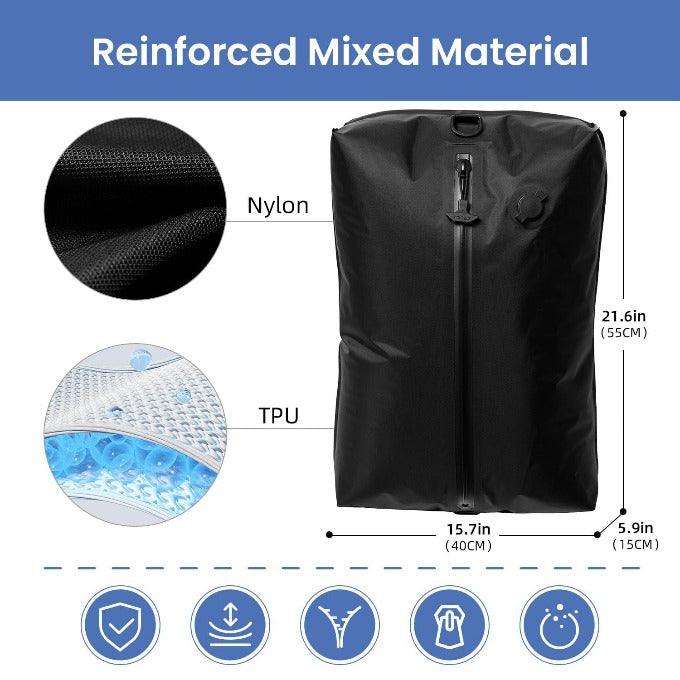 Large waterproof bag with zipper hotsell