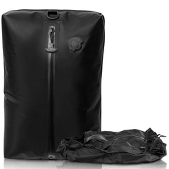 BAGAIL TPU Vacuum Bag for Travel, Reusable Compression Bag with IPX8 Waterproof Zipper, Save Space for Suitcase, Backpack and Carry on (Beige, ExtraLarge, No Pump) BAGAIL STORAGE_BAG BLACK / Large - No Pump