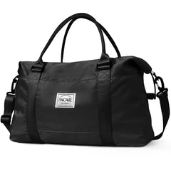 BAGAIL Travel Duffel Bag, Weekender Bags for Women, Overnight Gym Carry On Tote Bag with Wet Pocket, Hospital Mom Bag for Labor and Delivery - Extra Large Set, Beige Diyouth DUFFEL_BAG Black / Travel Bag