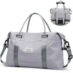 BAGAIL Travel Duffel Bag, Weekender Bags for Women, Overnight Gym Carry On Tote Bag with Wet Pocket, Hospital Mom Bag for Labor and Delivery - Extra Large Set, Beige Diyouth DUFFEL_BAG Light Gray / Travel Bag