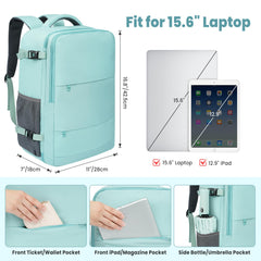 BAGAIL Travel Laptop Backpack, Carry on with USB Port, Luggage Bag for Holiday-Beige BAGAIL BACKPACK