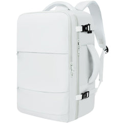 BAGAIL Travel Laptop Backpack, Carry on with USB Port, Luggage Bag for Holiday-Beige BAGAIL BACKPACK White / Large / Fashion