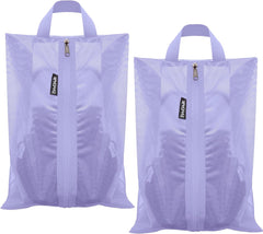 Bagail Travel Shoe Bags, Portable Lightweight Shoes Storage Bag for Men & Women BAGAIL SHOE_BAG Lavender 2pc / Large 17"x10"x5"