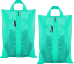 Bagail Travel Shoe Bags, Portable Lightweight Shoes Storage Bag for Men & Women BAGAIL SHOE_BAG Turquoise 2pc / Large 17"x10"x5"