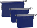 Bagail Water-resistant Airtight Zipper Pouch Ultra-light Travel Packing Bags for Toiletries, Document, Electronics-Black BAGAIL CARRIER_BAG_CASE