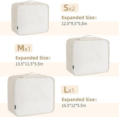 Packing Cubes Various Sizes Packing Organizer (4 Set ) Bagail